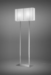 Lampa podłogowa CLAVIUS PT biały-chrom - E27 LED 2x13W 220-240V AC IP20 - AXOLIGHT