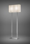 Lampa podłogowa CLAVIUS PT piaskowy-chrom - E27 LED 2x13W 220-240V AC IP20 - AXOLIGHT