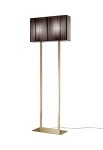 Lampa podłogowa CLAVIUS PT tobaco-złoty - E27 LED 2x13W 220-240V AC IP20 - AXOLIGHT