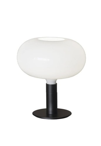Lampa stołowa AM1N czarny-białe szkło - E27 150W 230V IP20 - NEMO