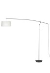 Lampa podłogowa wewnętrzna RAISA matowy czarny - E27 220-240V IP20 - ROBIN