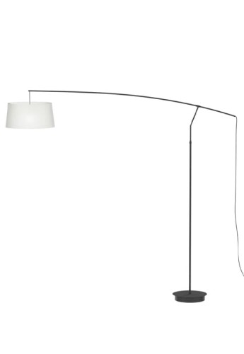 Lampa podłogowa wewnętrzna RAISA matowy czarny - E27 220-240V IP20 - ROBIN
