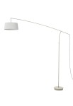 Lampa podłogowa wewnętrzna RAISA matowy biały - E27 220-240V IP20 - ROBIN