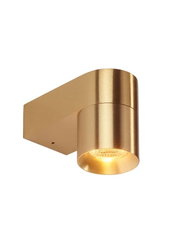 Lampa ścienna AUDY 1S mosiądz - LED 4,32W 3000K 517lm 40° 220-240V IP50 - Trizo21