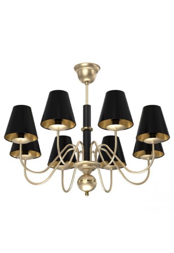 Lampa wisząca DERIA Z platyna - E14 8x max 8W LED 220-230V IP20