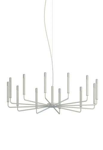 Lampa wisząca ORTO XII B biały - 10W E14 LED 220-230V IP20