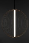 Lampa sufitowa 04389PEBSW brass ø50 cm