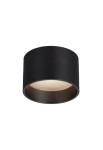 Lampa sufitowa wodoodporna MOS - 12W LED 3000K 1581lm 220-240V 80° CRI>90 IP44 ⌀11x7.5 cm czarna