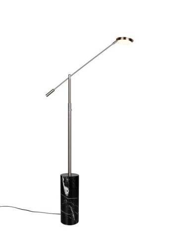 Lampa podłogowa wewnętrzna FIORE nikiel mat - LED 10W 1200lm 2300+3000+4000K 230V ~ 50Hz IP20
