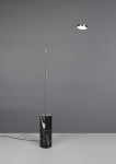 Lampa podłogowa wewnętrzna FIORE nikiel mat - LED 10W 1200lm 2300+3000+4000K 230V ~ 50Hz IP20