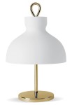 Lampa stołowa ARENZANO TAR300-0940 mosiądz-białe satynowe szkło - TATO