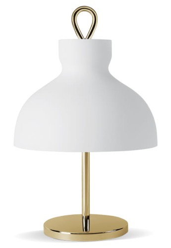 Lampa stołowa ARENZANO TAR300-0940 mosiądz-białe satynowe szkło - TATO