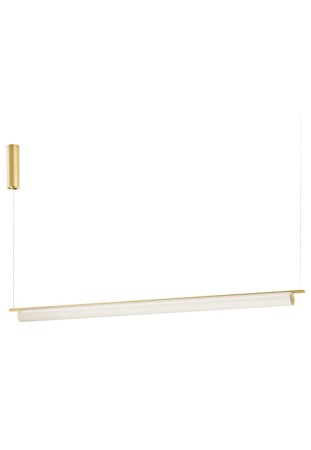 Lampa wisząca OMBRA mat brass - LED 35W 2700K 1368lm 220-240V AC dimmable DALI-Push DIM IP20 - PANZERI