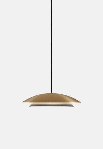 Lampa wisząca wewnętrzna NOWAY SMOLL - LED 18.5W SW 2700-3000-4000K 618lm ON-OFF Matowe złoto - LEDS C4