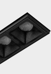 Oprawa sufitowa podtynkowa NSES czarny - LED 6W 3000K 520lm 45º 220-240V 700 mA DALI IP20 - KOHL Light