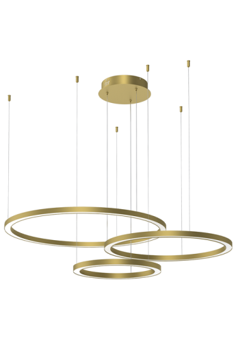 Lampa wisząca GALAXIA GOLD - 85W LED 3500K 5100lm 230V IP21