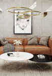 Lampa wisząca GALAXIA GOLD - 85W LED 3500K 5100lm 230V IP21