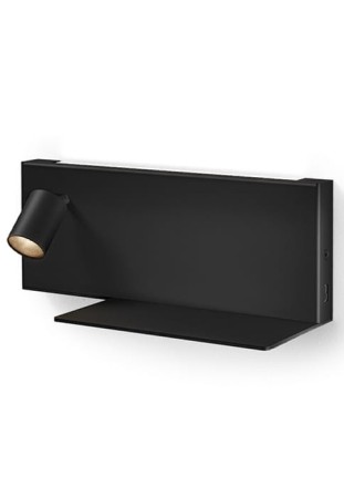 Oprawa oświetleniowa ścienna JAY 220-240V AC ON-OFF 2700K CRI90 black A13502 - PANZERI