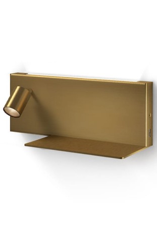 Oprawa oświetleniowa ścienna JAY 220-240V AC ON-OFF 2700K CRI90 bronze A13517 - PANZERI 