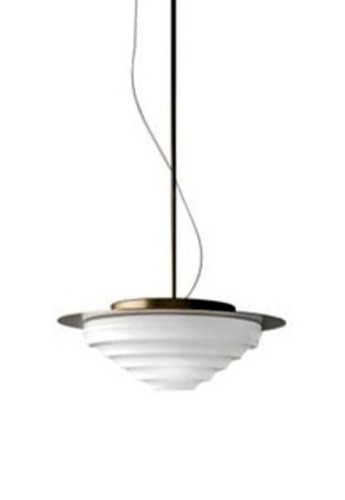 Lampa wisząca RIPPLE biały połysk - 1xLED BOARD 10W 3000K 110-240V IP20 - MM Lampadari