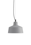 Lampa wisząca wewnętrzna GANGSTER Ø28 cm matowa szara ceramika - E27 1x70W 220-240V IP20 - KARMAN