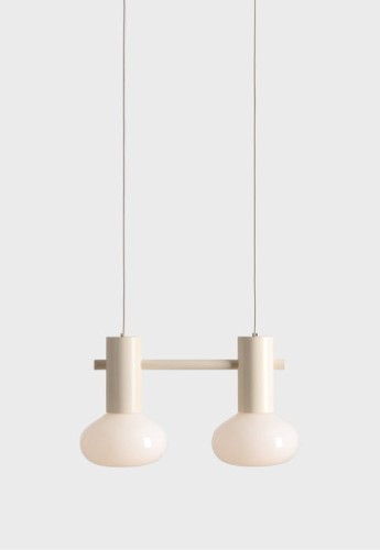 Lampa wisząca FLO 2 CREAM S - 2xE14 max 10W led 230V 50 Hz IP20