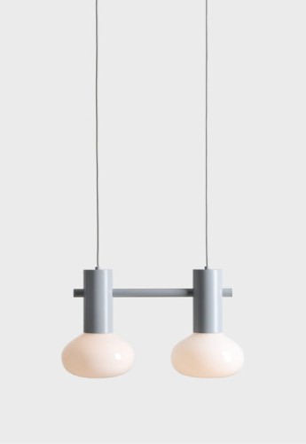 Lampa wisząca FLO 2 GREY S - 2xE14 max 10W led 230V 50 Hz IP20