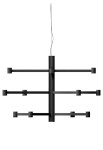 Lampa wisząca ART CHANDELIER BASE textured black-metallized gold - LED 25,2W 2700K 2280lm CRI>90  38°-72° IP20 - ARKOSLIGHT