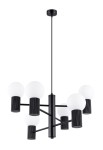 Lampa wisząca HALO 6 czarny - G9 6x8W 230V IP20