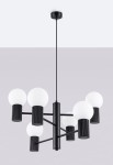 Lampa wisząca HALO 6 czarny - G9 6x8W 230V IP20