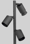 Oprawa oświetleniowa częściowo wpuszczana OTTO-1T6341 LED ZOOM 300K 3x3W black - TARGETT