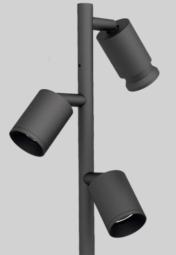 Oprawa oświetleniowa częściowo wpuszczana OTTO-1T6341 LED ZOOM 300K 3x3W black - TARGETT