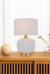 Lampa stołowa TAMIZA 48 cm biała