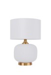 Lampa stołowa TAMIZA 48 cm biała