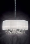 Lampa wisząca SWAN SP6 biały - E14 max 6x40W 220-240V AC IP20