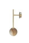 Lampa ścienna wewnętrzna ROYAL SINGLE złoto-alabastrowa - G9 220-240V IP20 - ROBIN