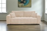 Sofa FOREST 3F Crown 2 Beige - funkcja spania z pojemnikiem