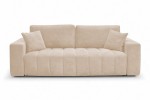 Sofa FOREST 3F Crown 2 Beige - funkcja spania z pojemnikiem