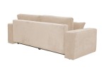 Sofa FOREST 3F Crown 2 Beige - funkcja spania z pojemnikiem