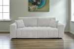Sofa FOREST 3F Crown 17 Grey - funkcja spania z pojemnikiem