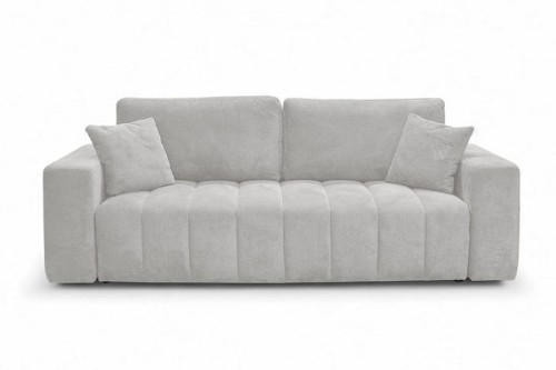 Sofa FOREST 3F Crown 17 Grey - funkcja spania z pojemnikiem