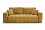 Sofa FOREST 3F Crown 10 Curcuma - funkcja spania z pojemnikiem
