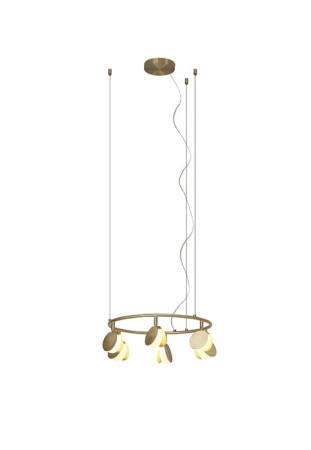 Lampa wisząca SHELL złoty - 30W LED 3000K 1590lm 230V IP20 - MANTRA 