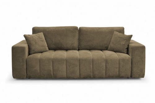 Sofa FOREST 3F Crown 11 Olive - funkcja spania z pojemnikiem