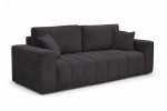Sofa FOREST 3F Crown 20 Black - funkcja spania z pojemnikiem