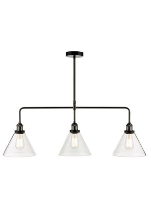 Lampa wisząca RAY 3 antyczny nikiel - 3x40w max E27 230V IP20 - där lighting