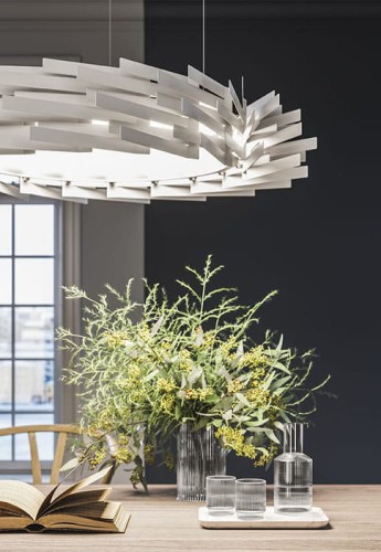 Lampa wisząca wewnętrzna JACK matowy biały - LED E27 4x20W 220-240V IP20 - MM Lampadari