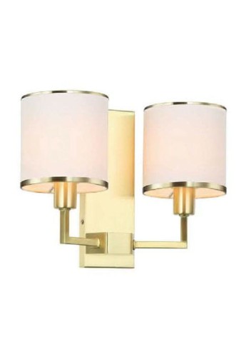 Lampa ścienna CASA Old Gold Parette - 2xE14 max 12W LED 230V IP20