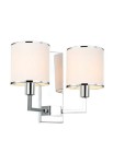 Lampa ścienna CASA Cromo Parette - 2xE14 max 12W LED 230V IP20 