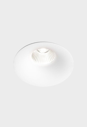 Oprawa sufitowa wpuszczana LUXO Ø120 mm biały - LED 20W 3000K 1890lm 38º 220-240V 500 mA Push IP32 - KOHL Light